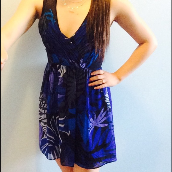 Armani Exchange Dresses & Skirts - Armani Exchange Blue Summer Dress
