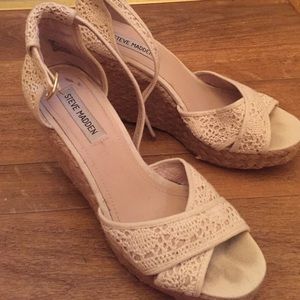 Gently worn Steve Madden wedges