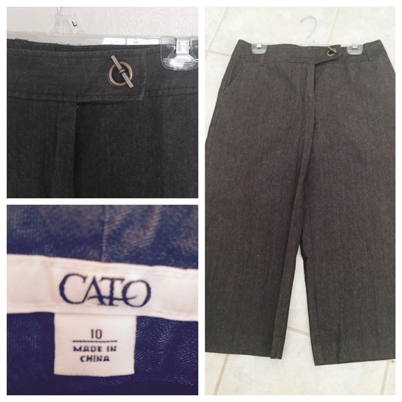 🎈🎈SOLDSOLD🎈🎈🌸🌸Cato Dark Gray Capries🌸🌸