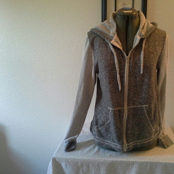 Dark gray and  light gray sweater