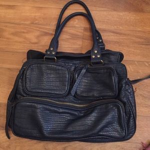 Faux leather purse