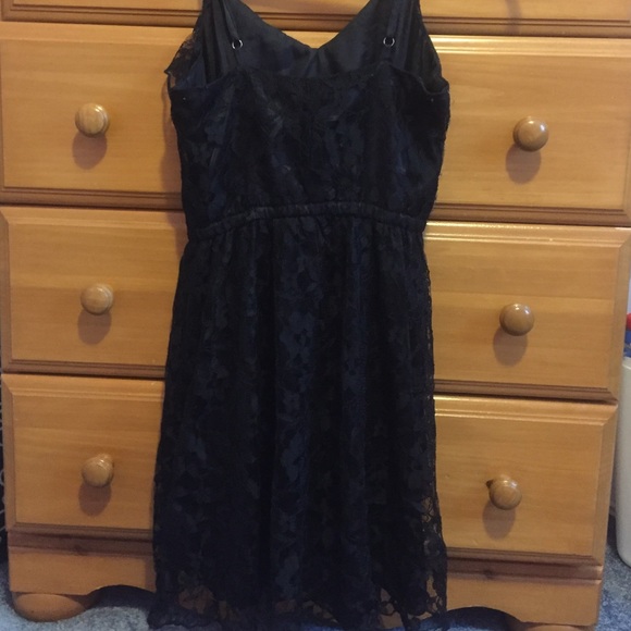 Black Lacy dress (fits like a S/M) - Picture 3 of 4