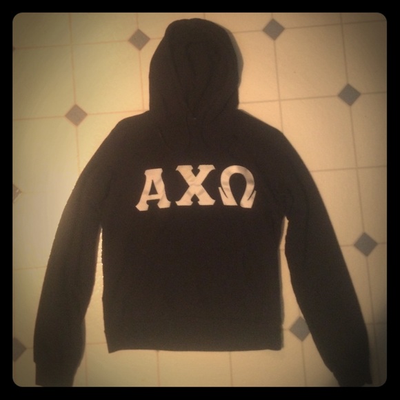 Alpha Chi Omega Black Hoodie