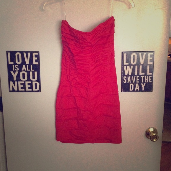 Dark Coral Dress