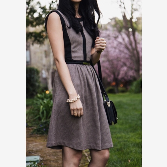 THML Modcloth houndstooth dress