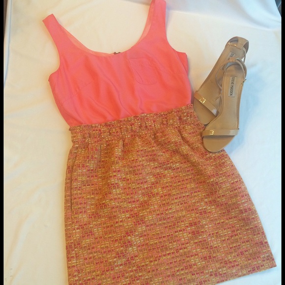 J. Crew dress tweed and silk