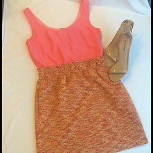 J. Crew dress tweed and silk