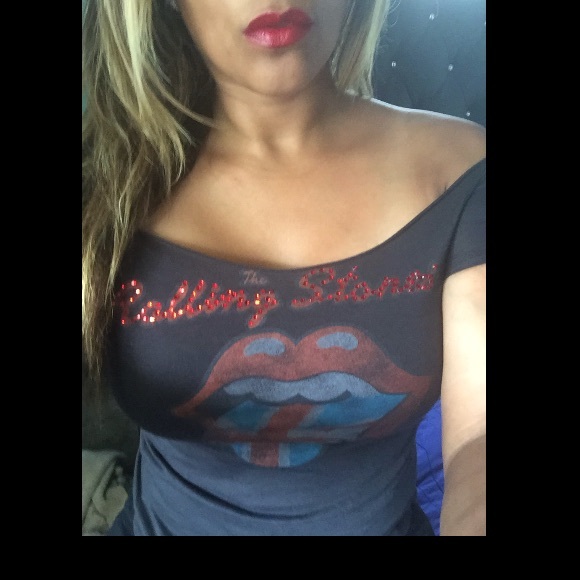 Vintage Rolling Stones Bling top