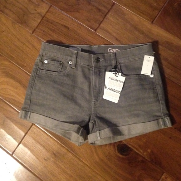 Gap gray denim shorts