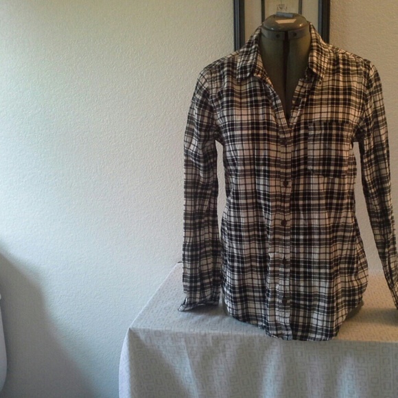 Black and White flannel