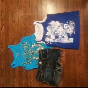 Justice shorts and tanks - Summer sale!!