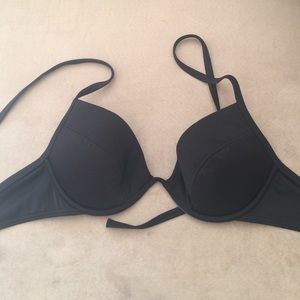Black Padded Victoria's Secret Bikini Top
