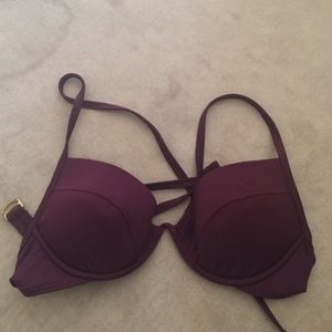 Purple Plum Victoria's Secret Padded Bikini Top