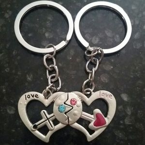 His ands hers matching keychains