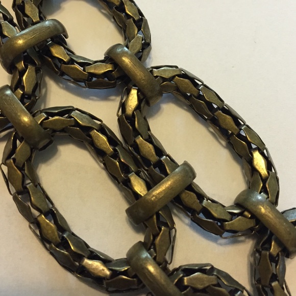 Large link chain motif bracelet - Picture 2 of 3