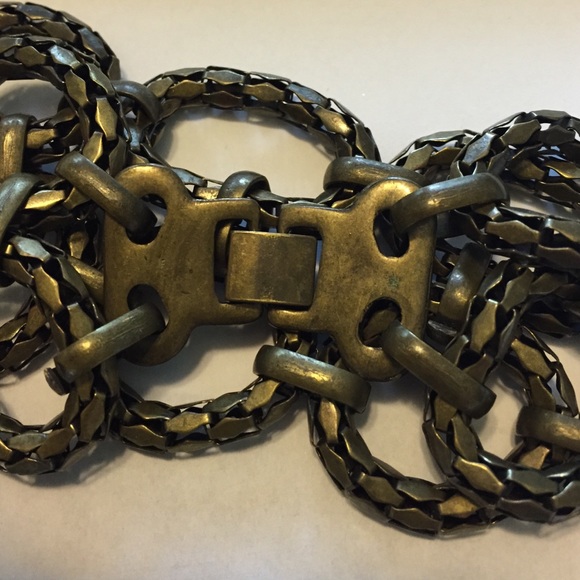 Large link chain motif bracelet - Picture 3 of 3