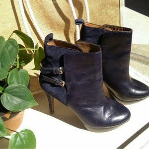 Zara Blue Ankle Boots