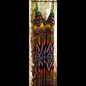 Beautiful print maxi dress