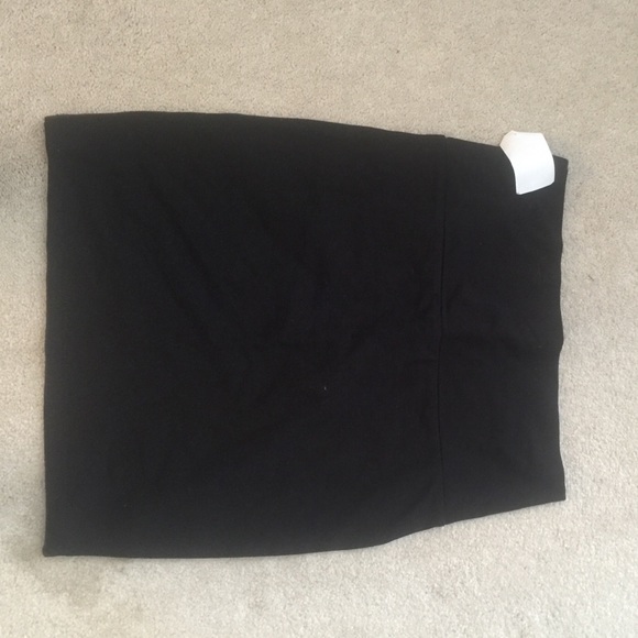 Black spandex Charlotte Russe skirt