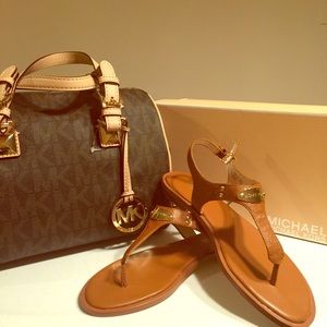 Michael Kors MK Plate Sandals