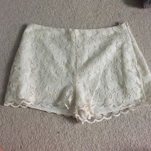 Gianni Bini Lace Shorts Large