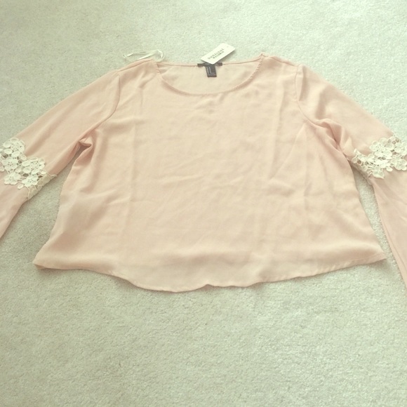 Blush woven top