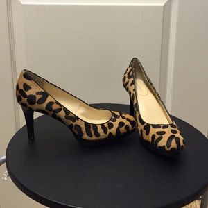 Cheetah print /hair heels