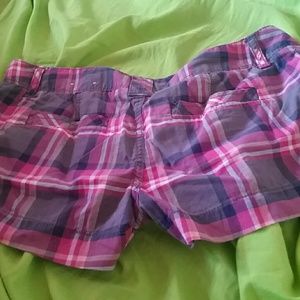 Plaid shorts