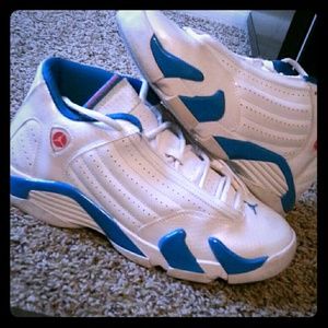 Retro 14 GIRLS GS sz7 (aqua blue)