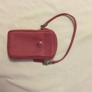 Pink coach wallet