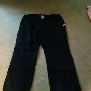 Black scrub pants