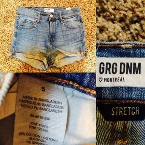EUC High Waisted Denim Shorts Size 5