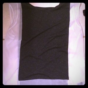 Grey and White Chiffon Tank!