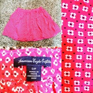 American Eagle Floral Skirt