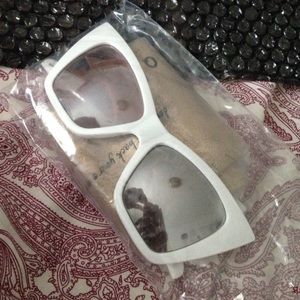 Quay x Shay Vesper White Sunglasses