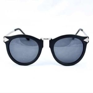 ELLA sunglasses (shiny black / nickel)