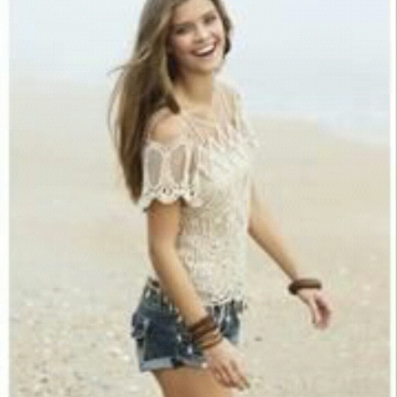 Body Central Tops - Embroidered top