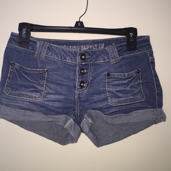 denim shorts