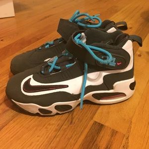 Grey, pink and blue Nike Air Griffey Max