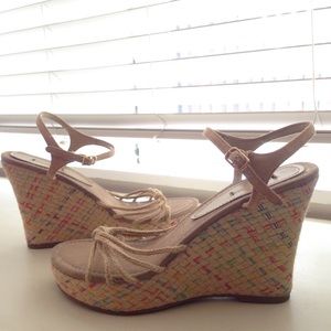 🌈 Woven Espadrille Wedge Sandals Steve Madden