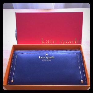 Adorable blue Kate Spade snap closure wallet