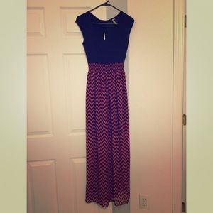 Long Zig Zag Dress