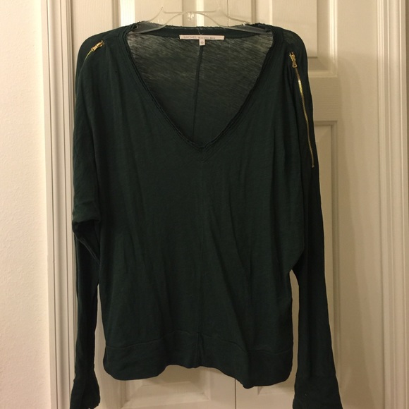 Dark green dolman top
