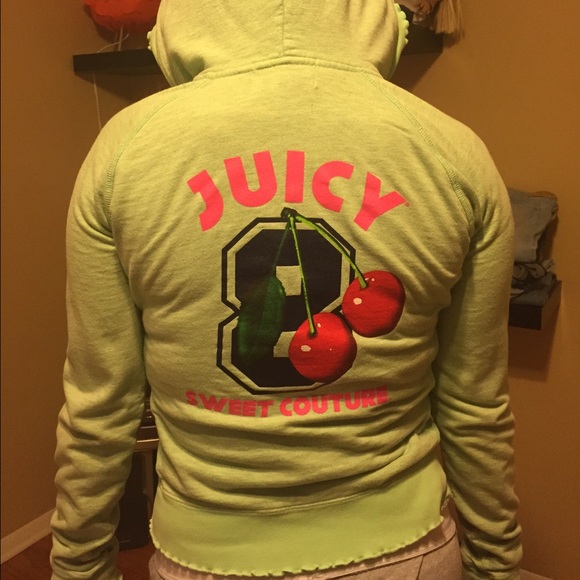Classic Juicy Couture zip up hoodie