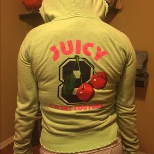 Classic Juicy Couture zip up hoodie