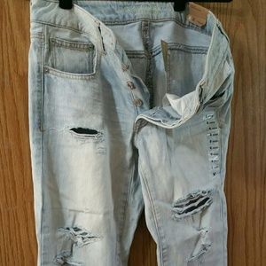 Boy crop distressed  jeans