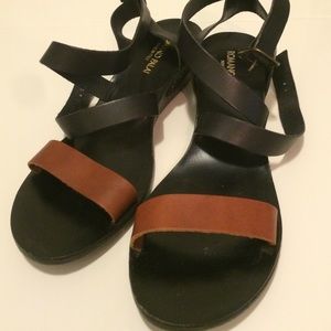 Italian leather sandals - Romano Palai