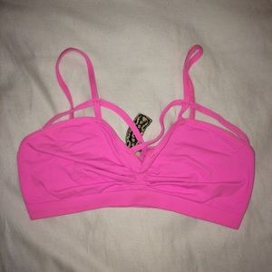 Pink LF Strappy Bralette