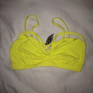 Yellow LF Strappy Bralette Bundle
