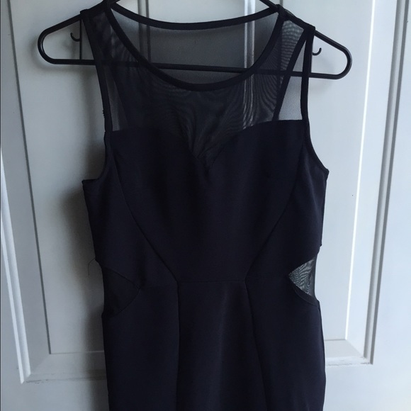 Black/Mesh Dress.